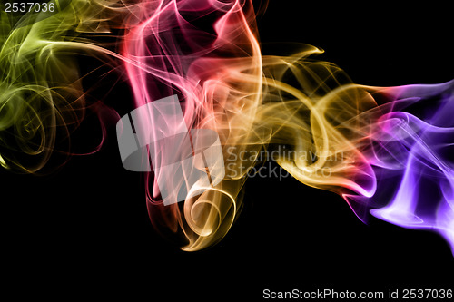 Image of Multicolored smoke