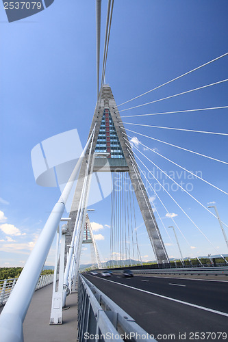 Image of The Megyeri bridge detail 