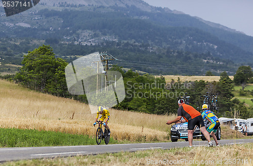 Image of Yellow Jersey- Christopher Froome