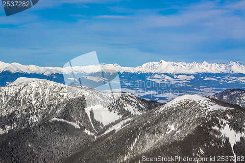 Image of Snowy mountains