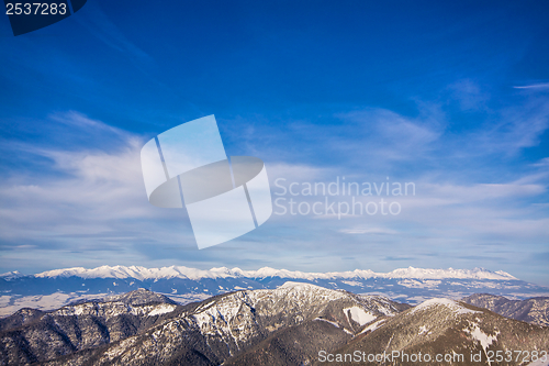 Image of Snowy mountains