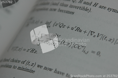 Image of Mathematical equation