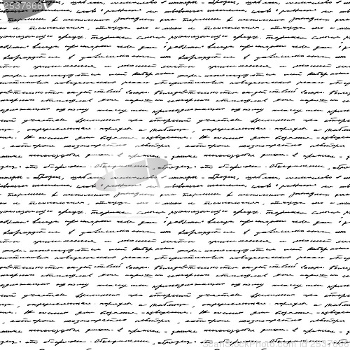 Image of Handwriting. Seamless vector background.