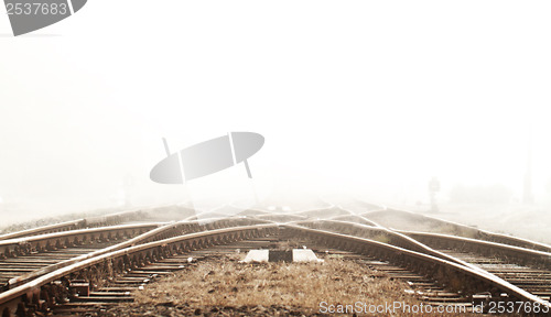 Image of Railway in fog