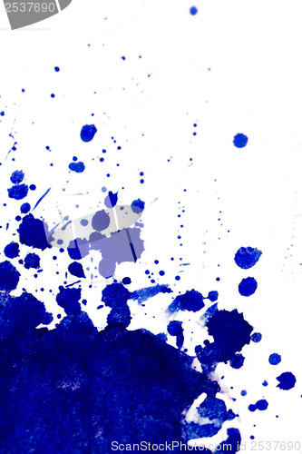 Image of Blue splatter