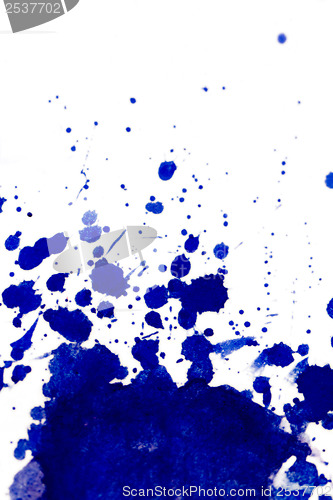 Image of Blue splatter