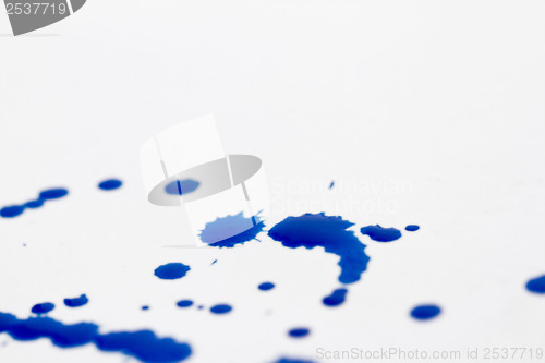 Image of Blue splatter