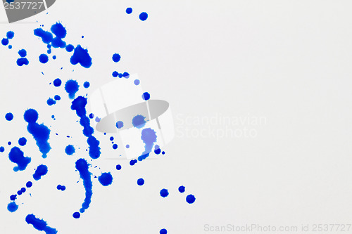 Image of Blue splatter