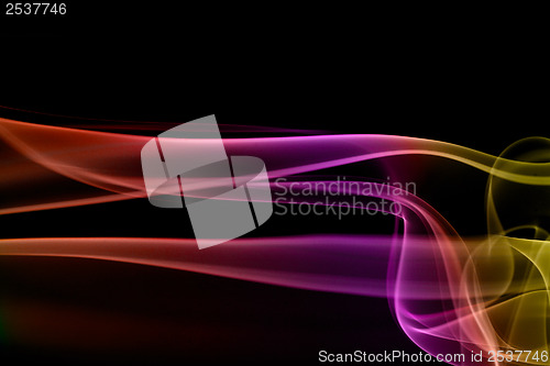 Image of Multicolored smoke