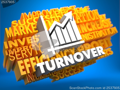 Image of Turnover. Wordcloud Concept.