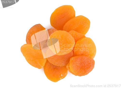 Image of Dried apricot isolated