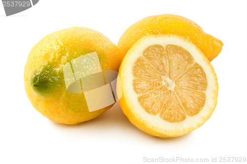 Image of Three ripe lemons