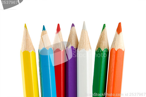 Image of Crayons isolated