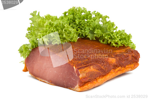 Image of Meat and lettuce