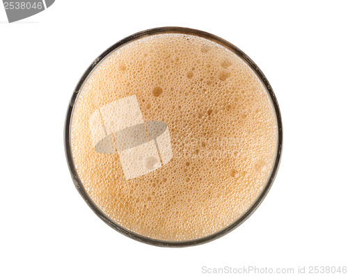 Image of Foam of sweet drink