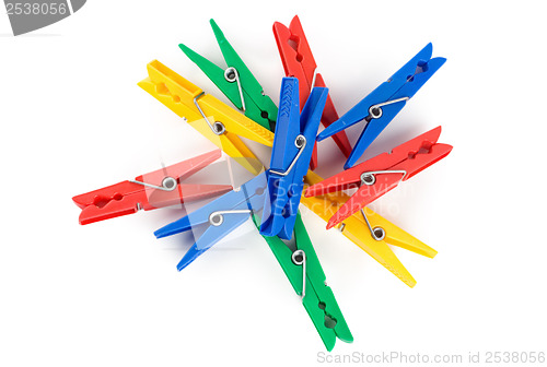 Image of Photo of Colour clothes-peg