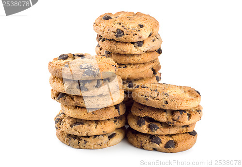 Image of Three stacks cookies