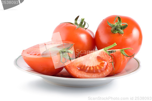 Image of Tomatoes on a plate