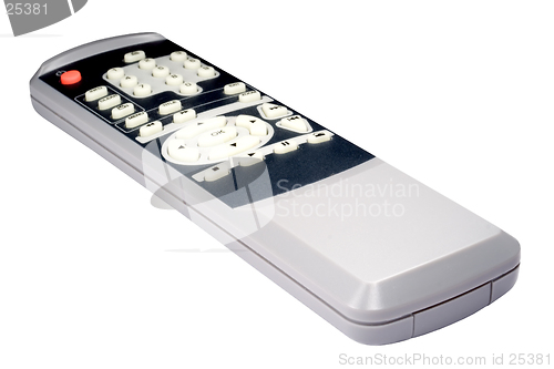 Image of Isolated gray remote control