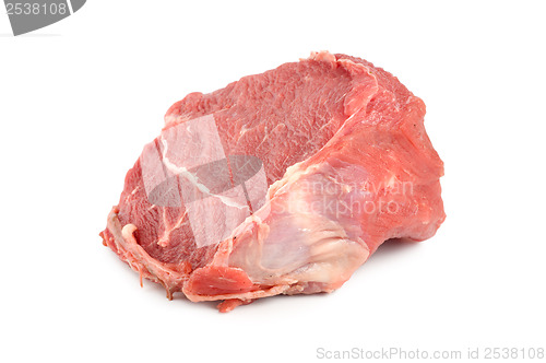 Image of Red meat on a white
