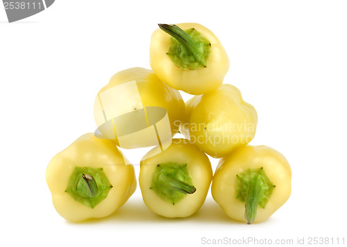 Image of Ripe yellow peppers