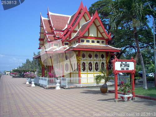 Image of Hua Hin,Thailand. At the train station