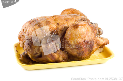 Image of Fried chicken on a plate