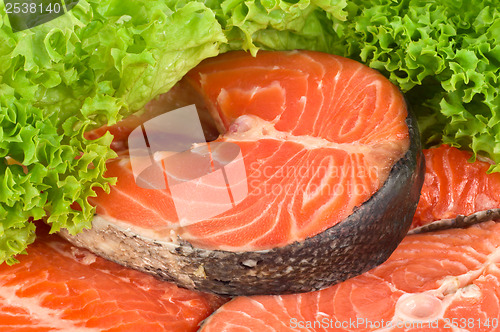 Image of Raw salmon