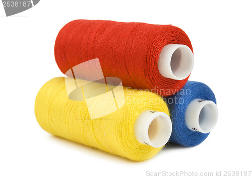 Image of Thread spools isolated