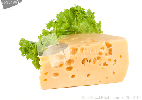 Image of Cheese with lettuce