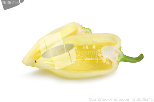 Image of Yellow bell pepper isolated