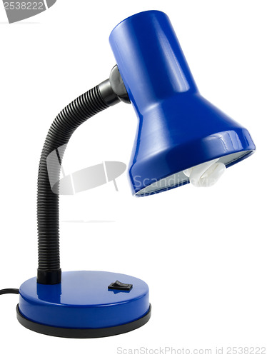 Image of Dark blue lamp