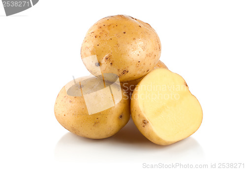 Image of Four potatoes