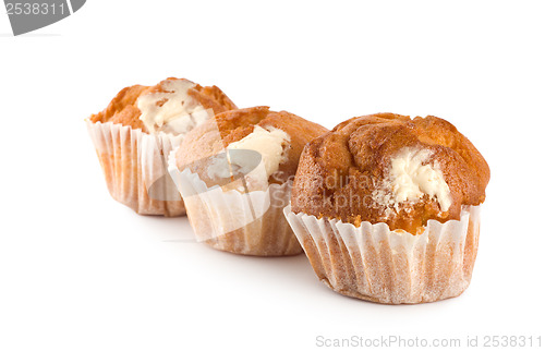 Image of Three cakes in cup