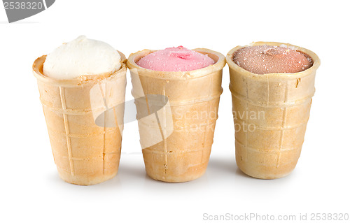 Image of Three ice cream