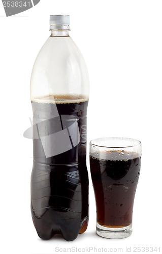 Image of Bottle of soda isolate