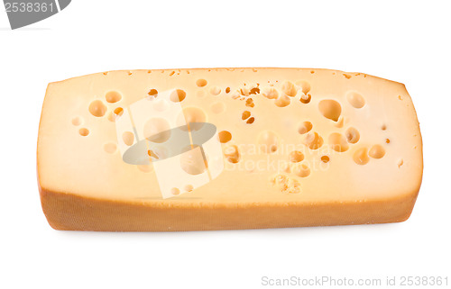 Image of Dutch cheese isolated