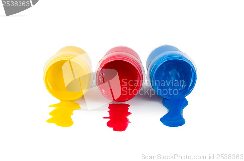 Image of Gouache isolated on a white