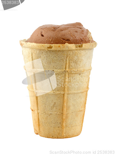 Image of Brown ice cream