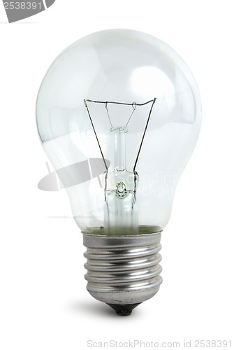 Image of Light bulb on white