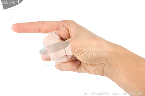 Image of Finger isolated 