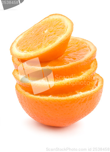 Image of Ripe oranges isolated
