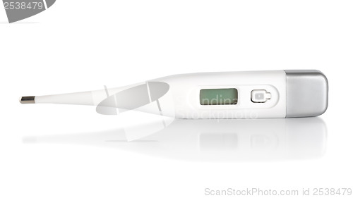 Image of Digital thermometer Isolated (Path)