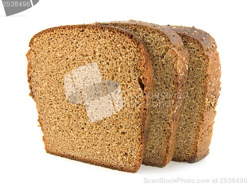 Image of Bread isolated on a white