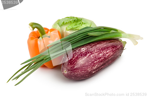 Image of Vegetable composition isolated