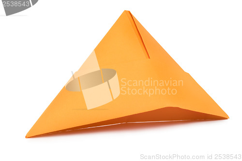 Image of Orange paper hat