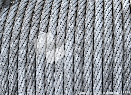 Image of Steel cable on a coil