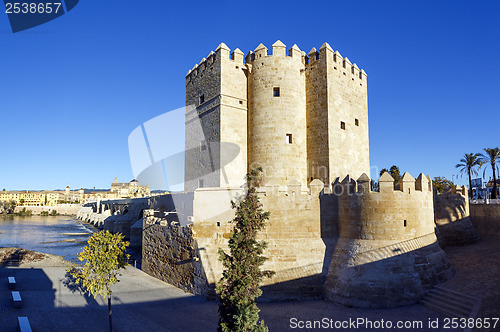 Image of Calahorra Tower on the Roman Bridge in Cordoba