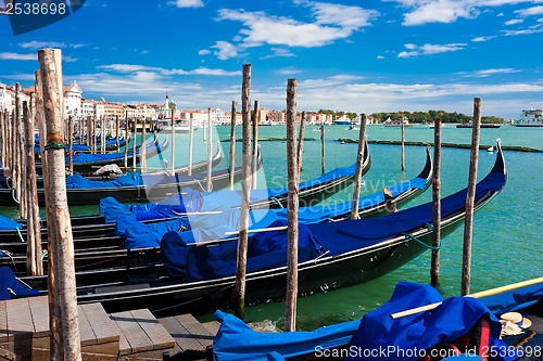 Image of Gondolas in Venice