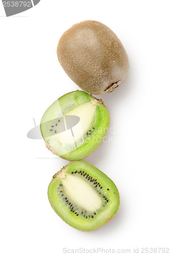 Image of Ripe kiwis isolated